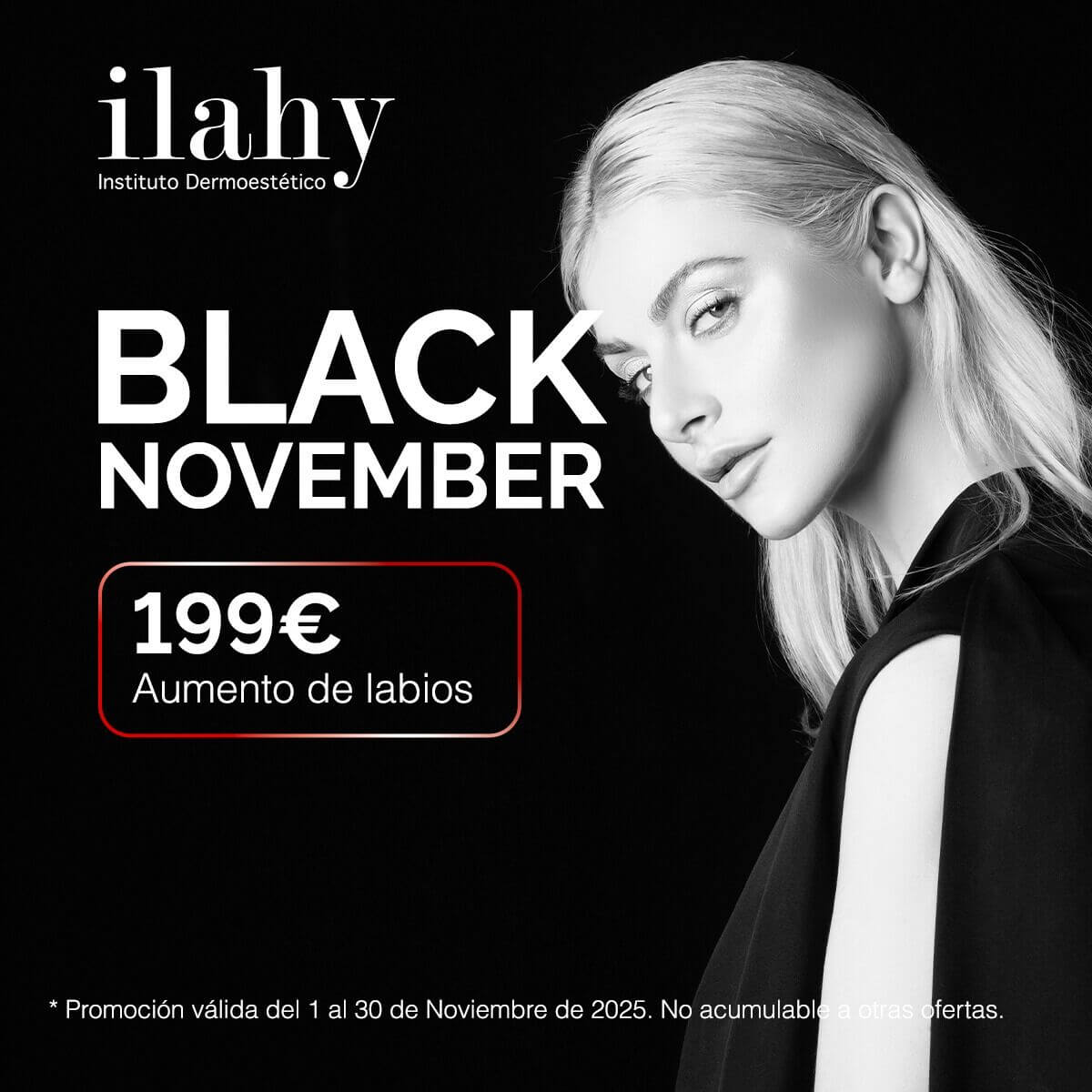 Descuento Aumento de labios Black November ilahy